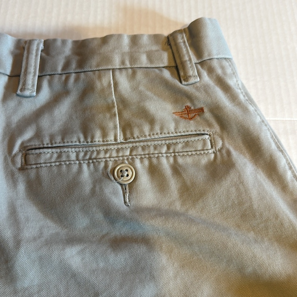 Dockers khaki D3 classic pants zipper front pockets front & back w buttons back - Picture 7 of 12